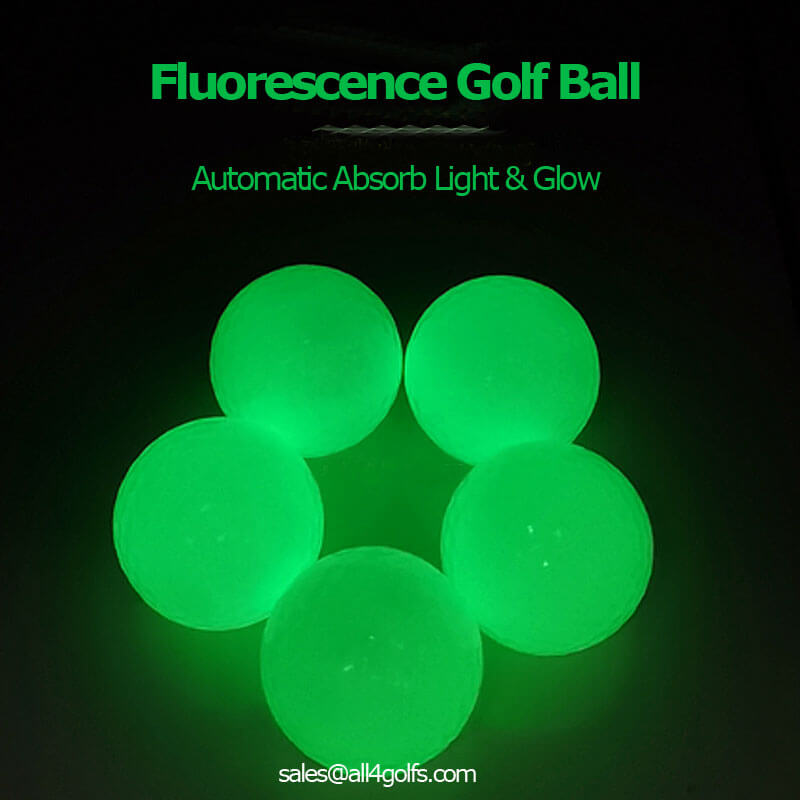 Long Lasting Bright Fluorescence Golf Ball Supplier