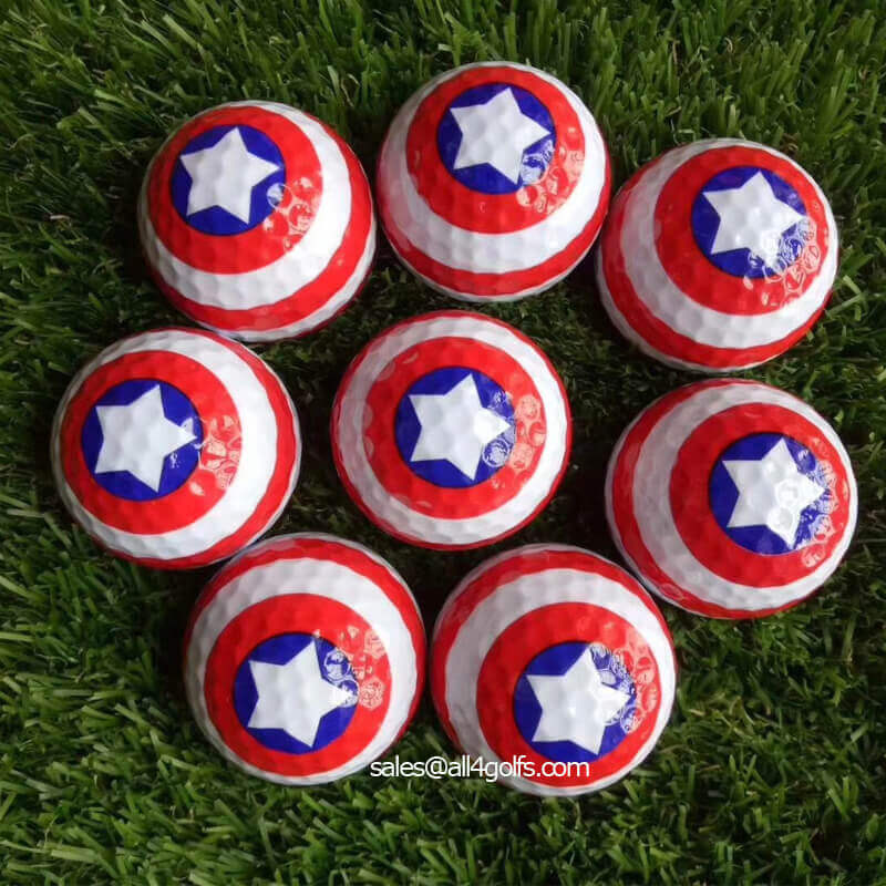 Sell Novelty Star And Strips Golf Ball