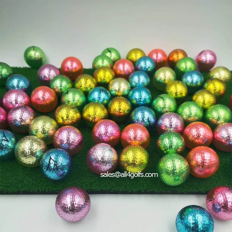 China Brilliant metallic Golf Ball Supplier