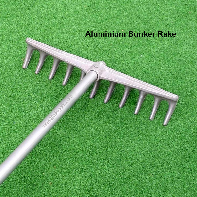 Different Side Aluminium Bunker Rake